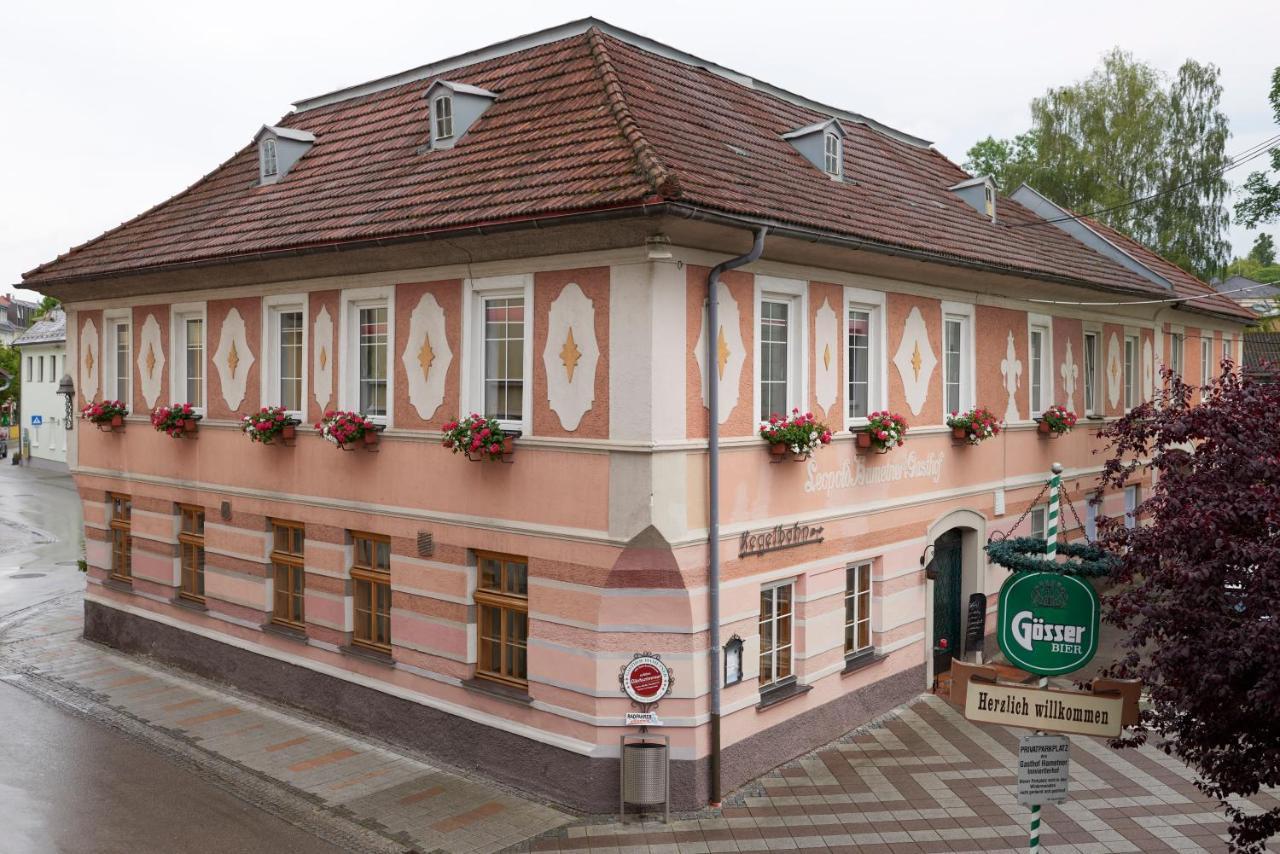 Gasthof Hametner Mit Innviertlerhof Mit Direktem Zugang Zur Therme Mediterrana Durch Unseren Garten! Bad Hall Esterno foto